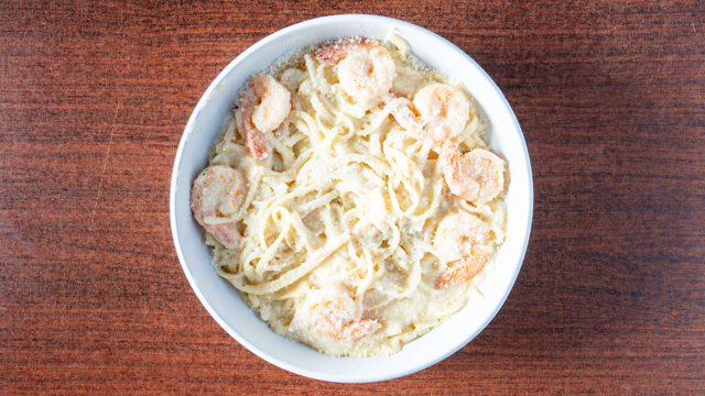 Lobo Shrimp Pasta (Lunch size).