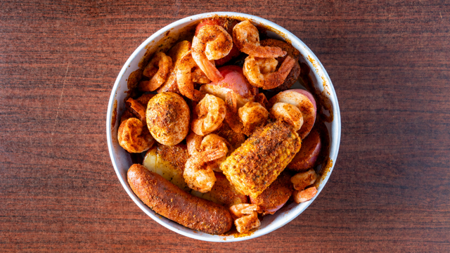 Small Boiled Shrimp Platter.